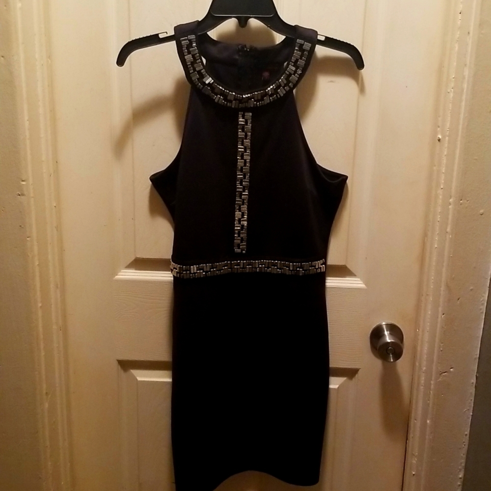 Bongo black cocktail dress